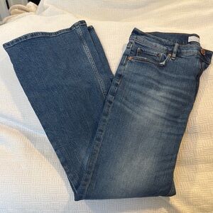 Loved and made Loft Blue Denim flare Jeans 28/6